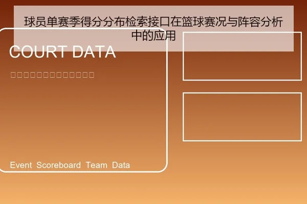 球员单赛季得分分布检索接口在篮球赛况与阵容分析中的应用